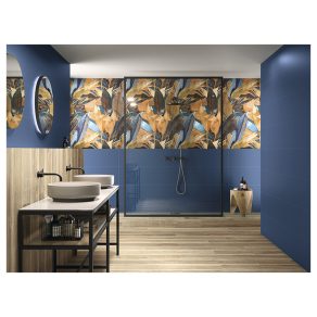 Houtlook tegel 20x120 cm Malvide Bruin A485_sfeerfoto_als badkamer vloertegels