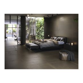 Vloertegel 120x120 cm en 60x60 cm Metallook Industriaal Kopper C146-sfeerfoto