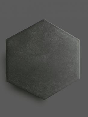 Vloertegel 23×26 cm Hexagon APE Macba Obsidian A314