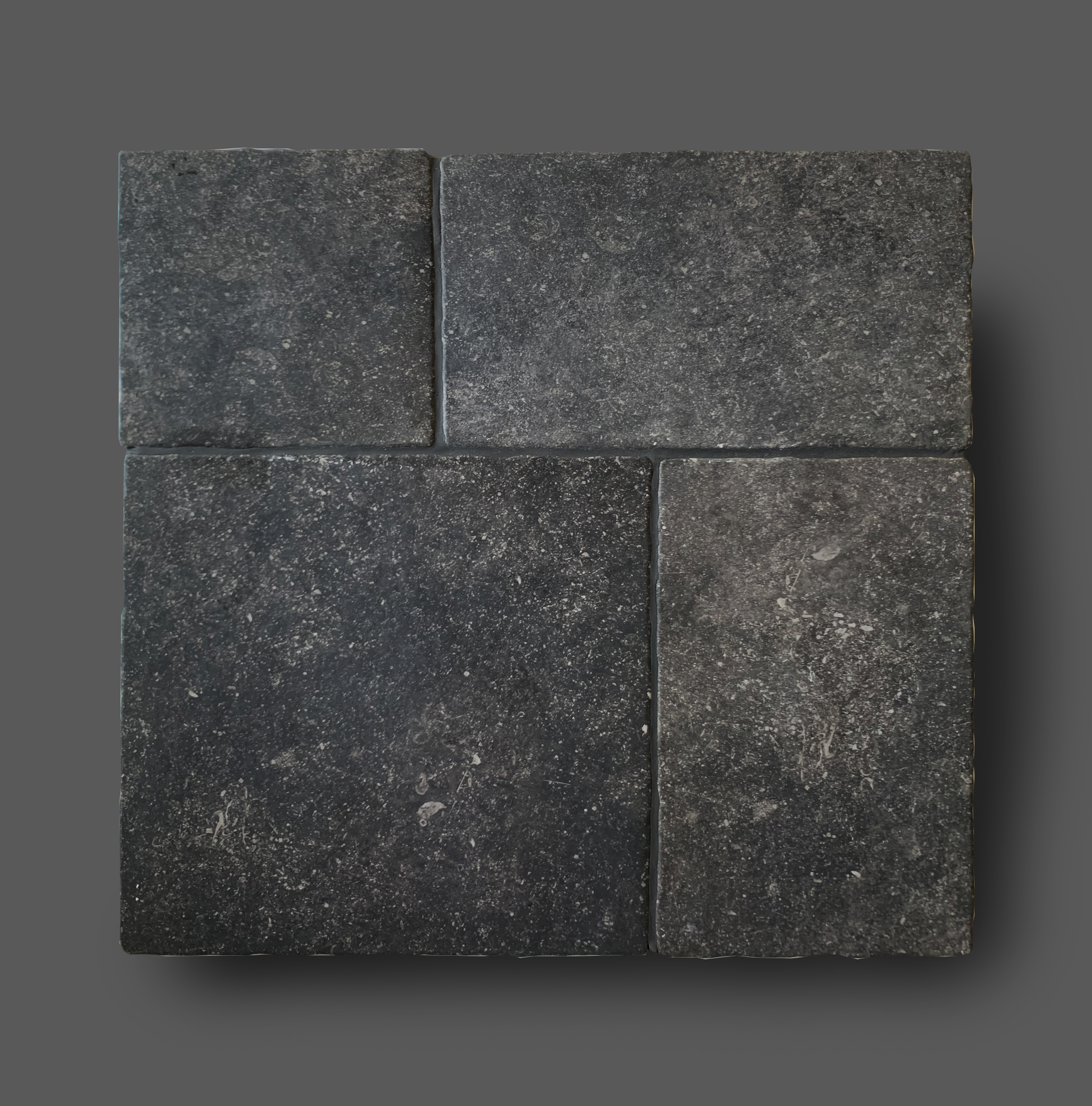 Panter Absorberen Aandringen Vloertegel 30x50 cm romaans verband belgisch hardsteen zwart E12