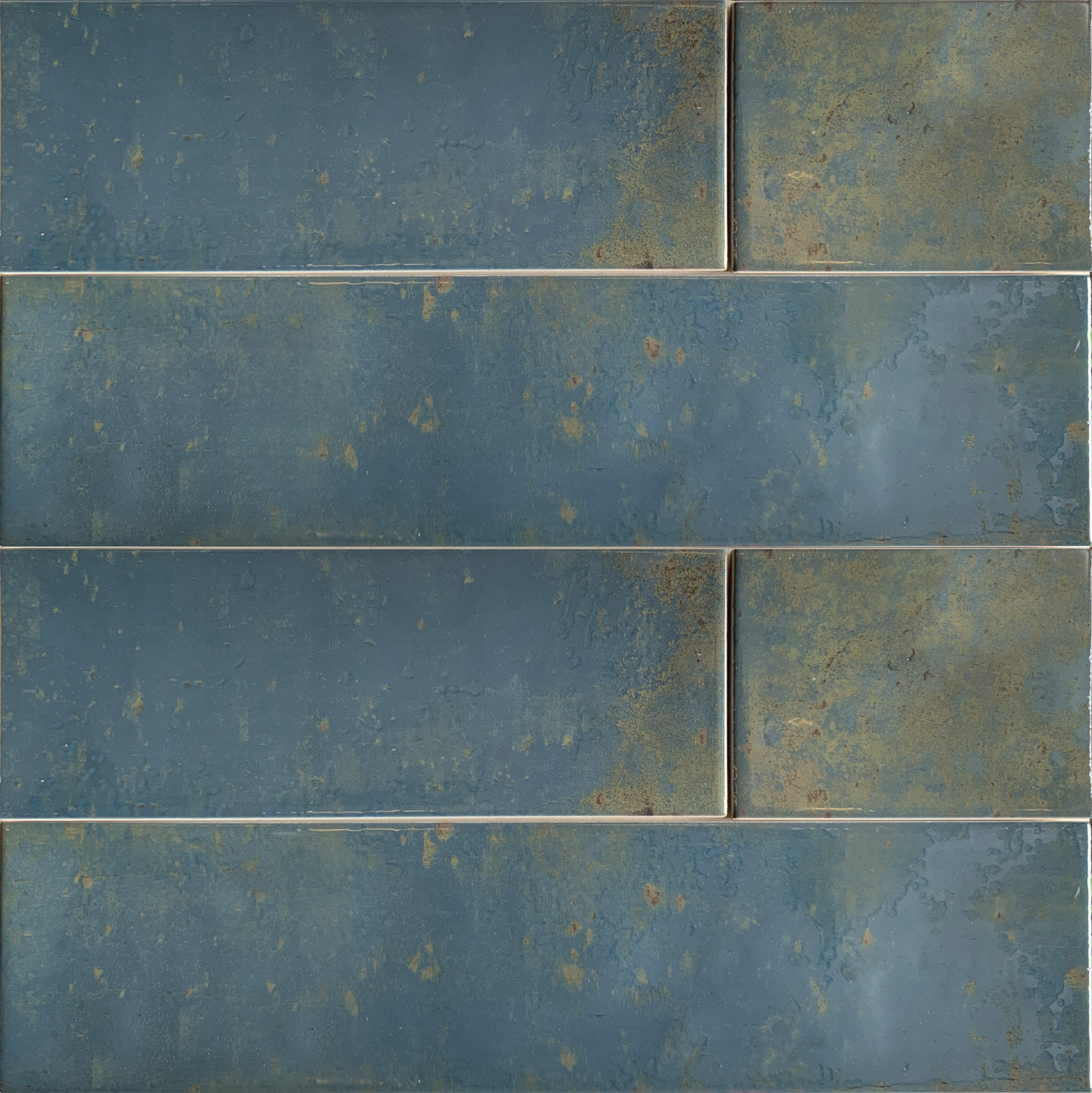 gallon Praten Converteren Wandtegel 10x40 cm blauw roest A90 | RB Tegels Tiel