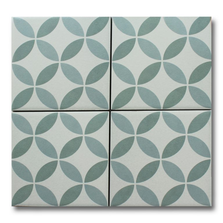 Portugese Wandtegel Decor Aqua Blauw Alfa 15x15 Cm Decor Wandtegels